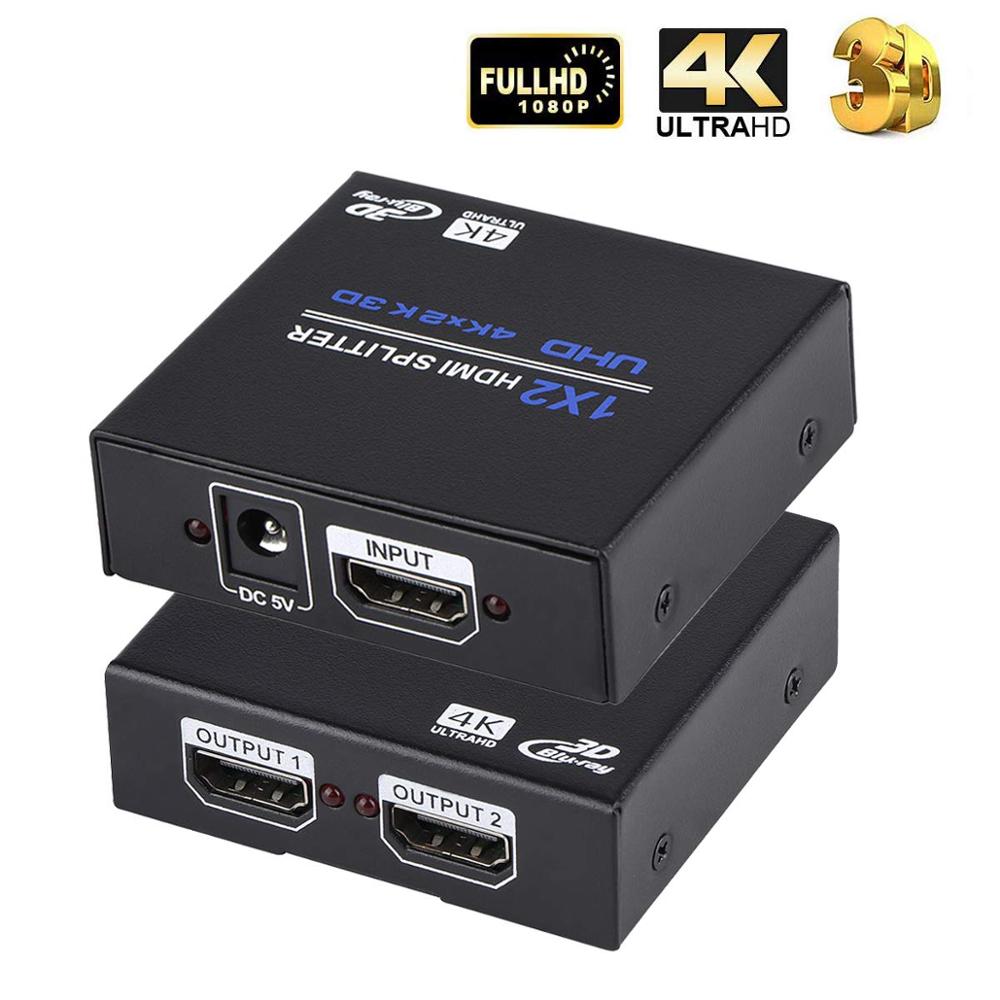 Iron HDMI Splitter 1x2 3840x2160P 30HZ HDCP