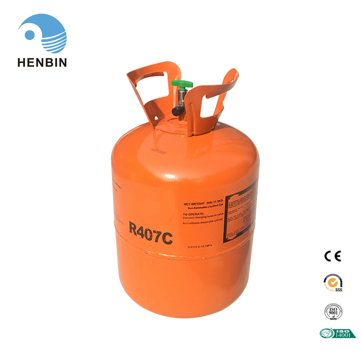 mixed refrigerant gas r407 r407c refrigerant gas with good price for sale