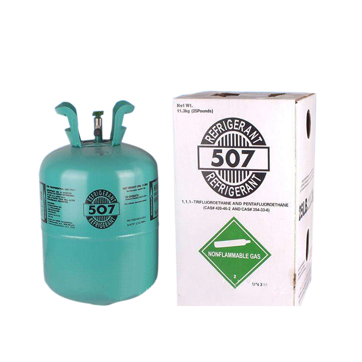 r507 r407 refrigerant gas high purity 999 ISO TANK refrigerant