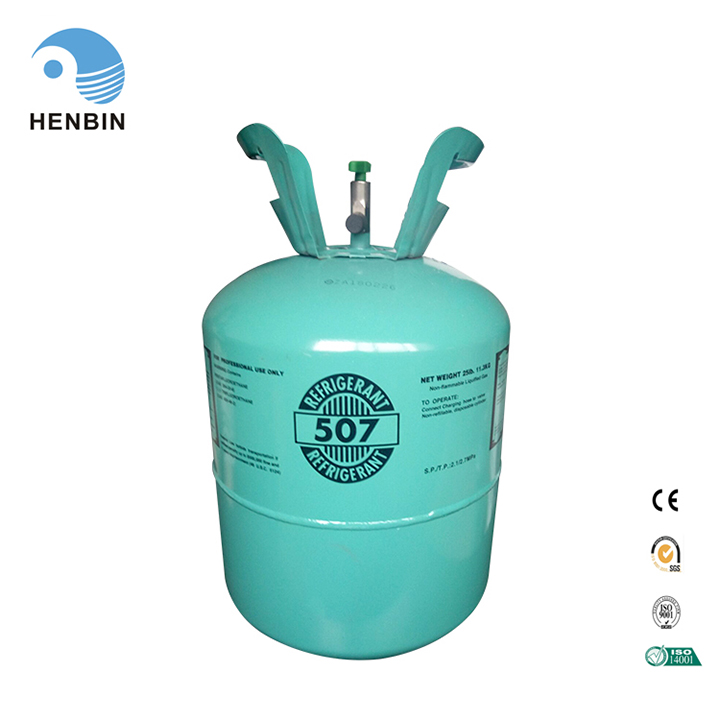 r507 r407 refrigerant gas high purity 999 ISO TANK refrigerant