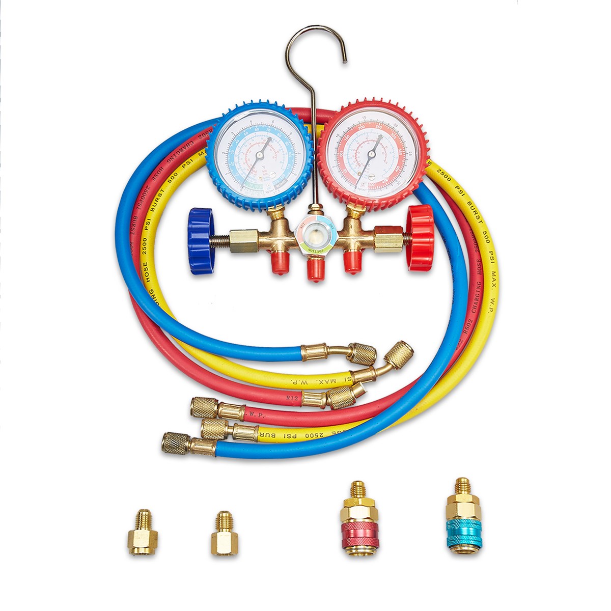 Digital Manifold Pressure Gauge Set apply for R410A R22 R134a R404A