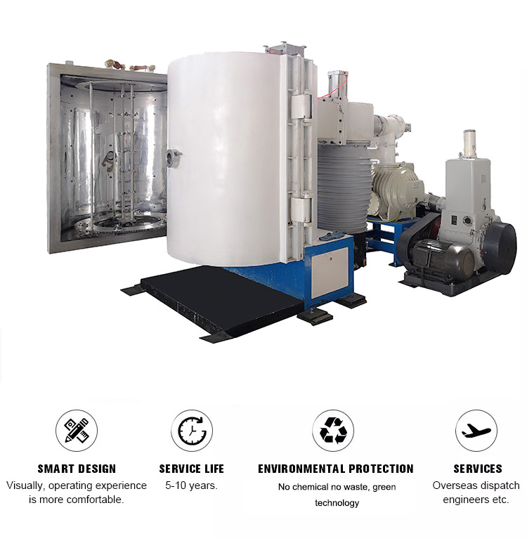 Plastic Coating Metalizing System Aluminium Evaporation Vacuum Coating Machine