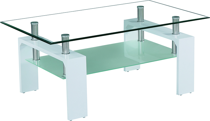 The material of tempered glass MDF modern style and fashionable end table