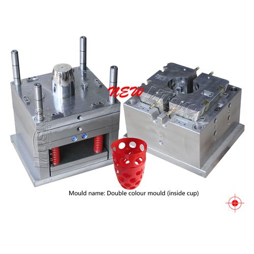 Double color mould with transparent PS