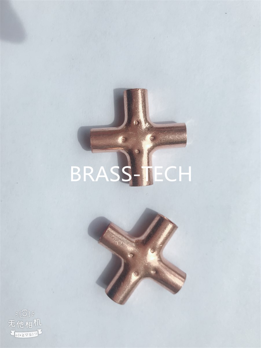 Copper cross for Pipe and HVAC System