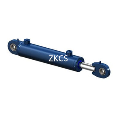 Double acting hydraulic cylinder for excavator