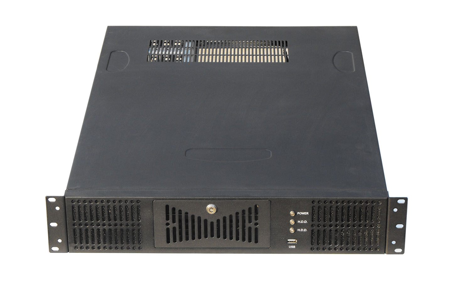 2U server case Both the rwo sided of chassis and front panel are designed with radiating 4x standard matching 8025 fans