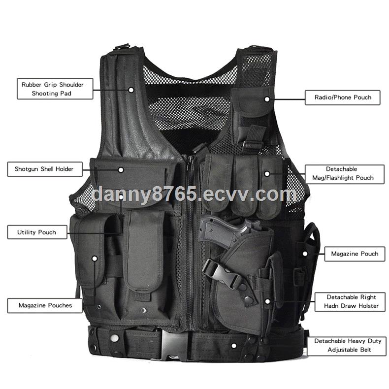 Hot sale 600D polyester Tactical vest
