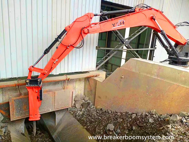 Jinan YZH Supply Stationary Rockbreaker Boom System