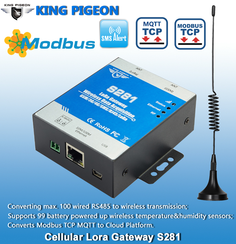 Cellular Lora Gateway GPRS3G4GEthernetLora