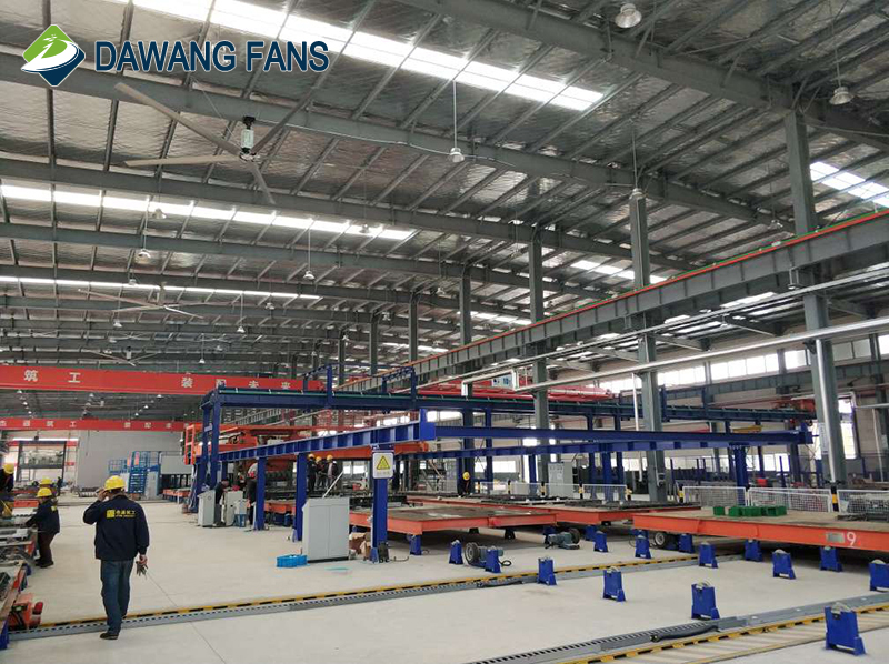 industrial warehouse big air ventilation large ceiling fan