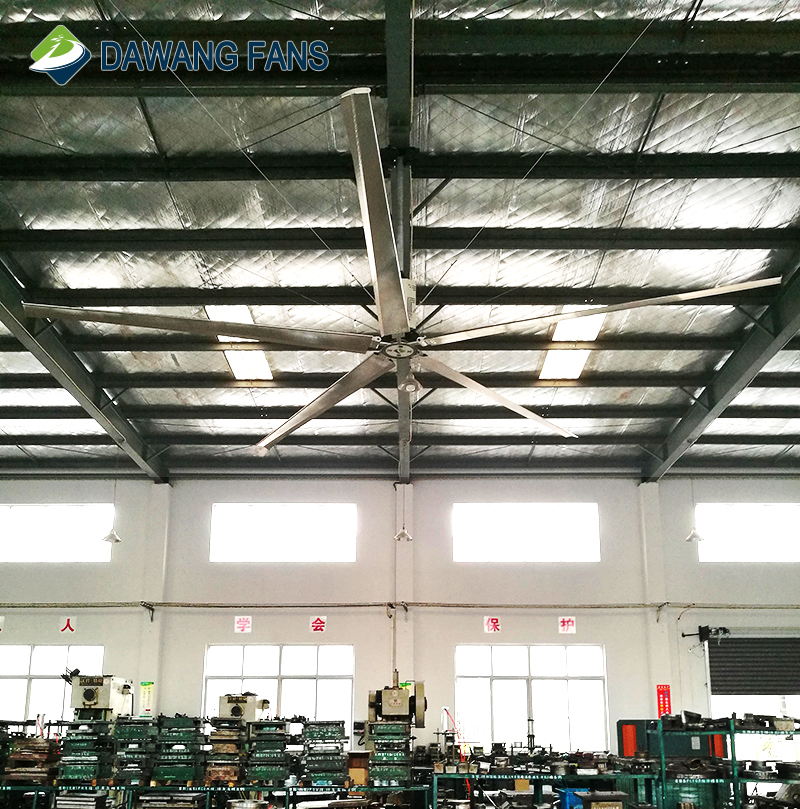 Universal Beam roof customized industrial HVLS ceiling fans