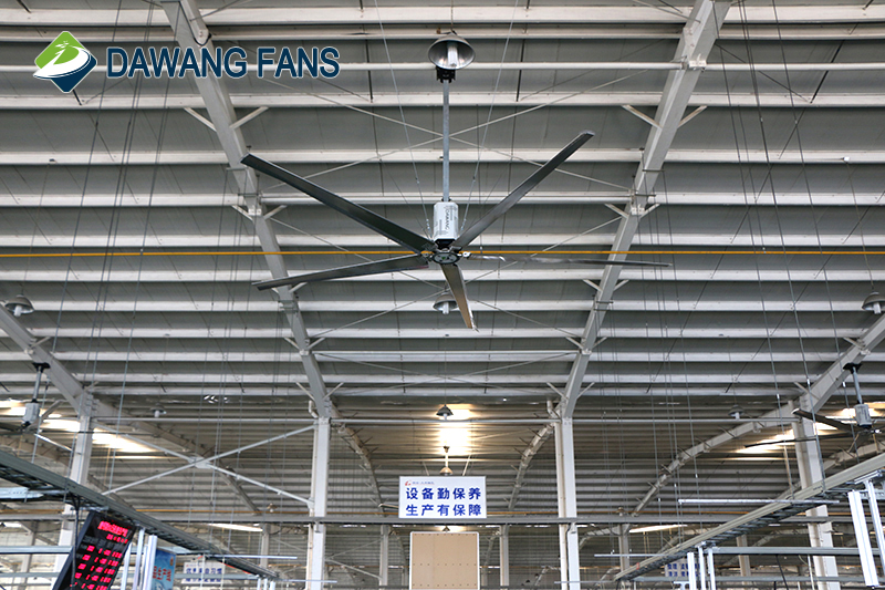 lowconsumption highefficiency large hvls ventilation industrial fan