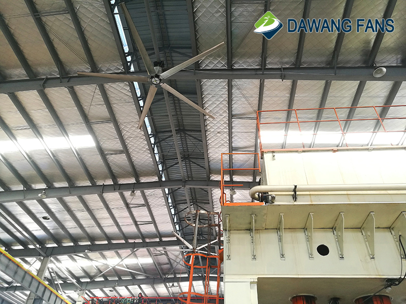 161824 big bldc ceiling fan warehouse HVLS commercial giant roof fan
