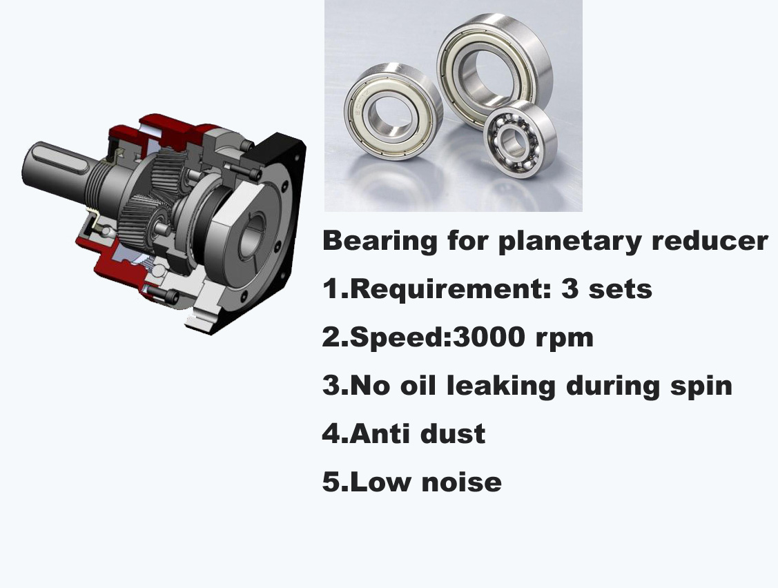 Planetary reducer bearing 6202 2RS CO HG04 50150