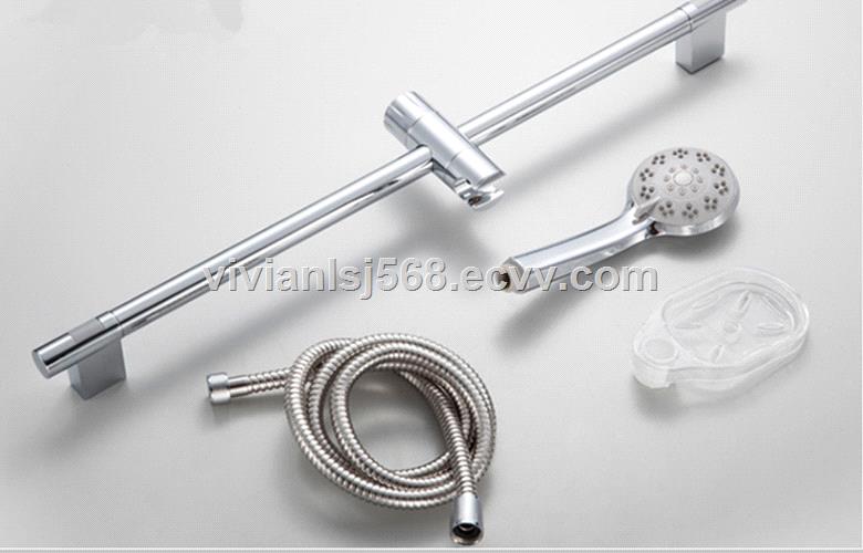 Bathroom simple shower set sprayer head wall mounted mixer shower tap China factory