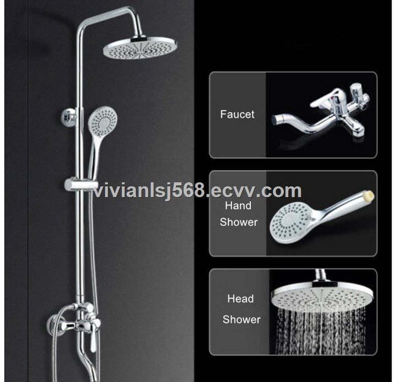 High quality big rainfall bathroom shower set wash toilet sprayer head shower