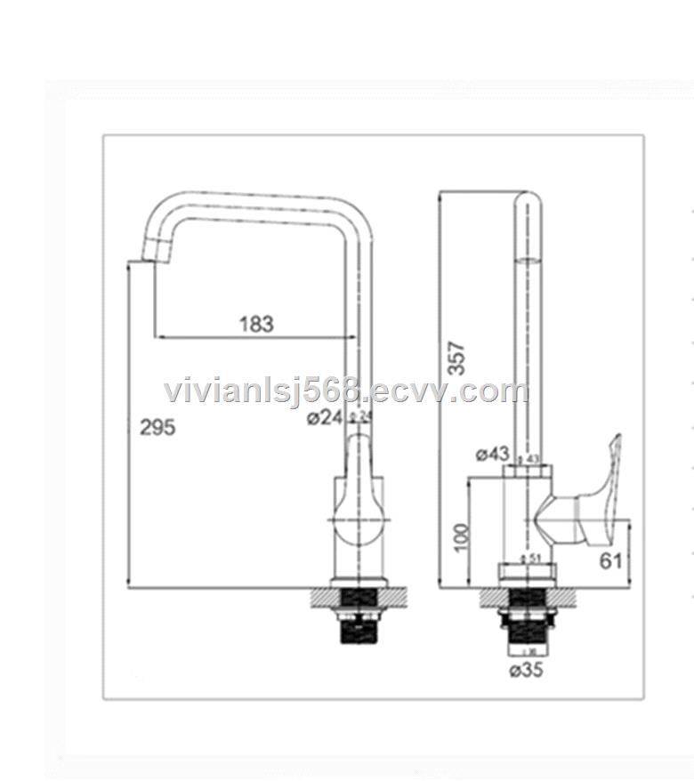 Modern sink mixers faucet mixer tap kitchen faucet China factory