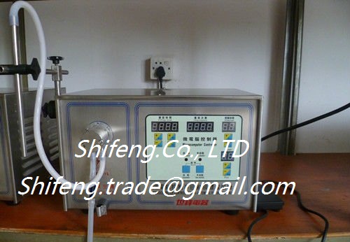 SF21 Semi Automatic Water Oil Liqud Filling Machine with Single Nozzle for Small Business