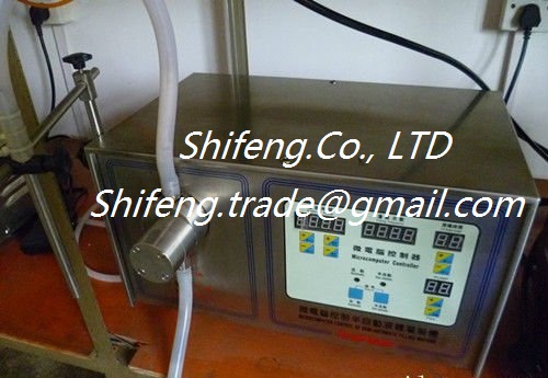 SF21 Semi Automatic Water Oil Liqud Filling Machine with Single Nozzle for Small Business