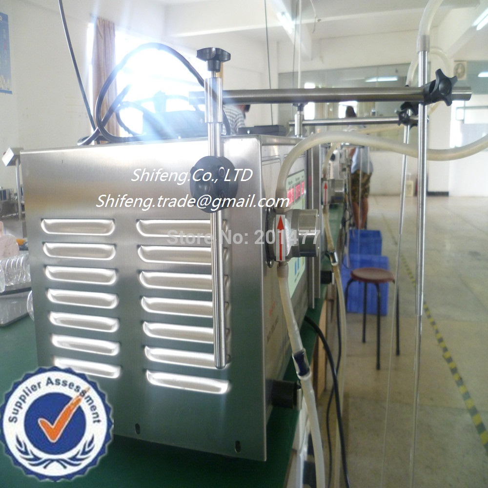 SF21 Semi Automatic Water Oil Liqud Filling Machine with Single Nozzle for Small Business