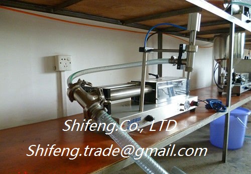 SFGY Explosionproof Type Full Pneumatic Semiautomatic Liquid Drinks Oil Filling Machine Series