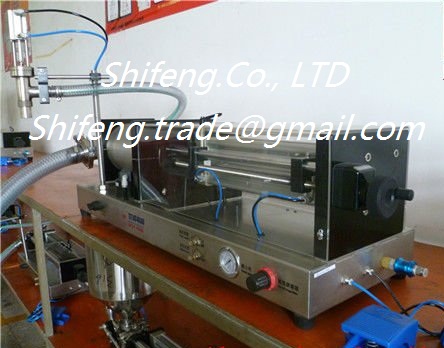 SFGY Explosionproof Type Full Pneumatic Semiautomatic Liquid Drinks Oil Filling Machine Series