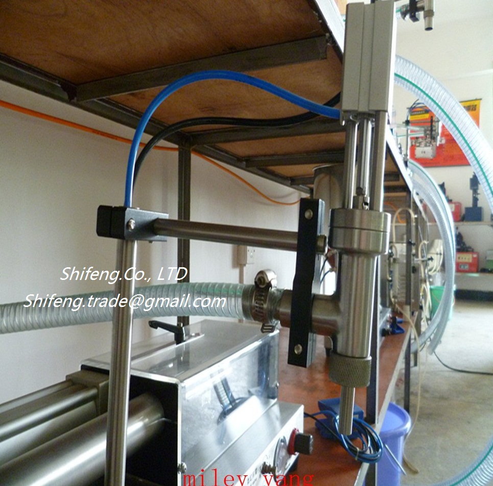 SFGY Explosionproof Type Full Pneumatic Semiautomatic Liquid Drinks Oil Filling Machine Series