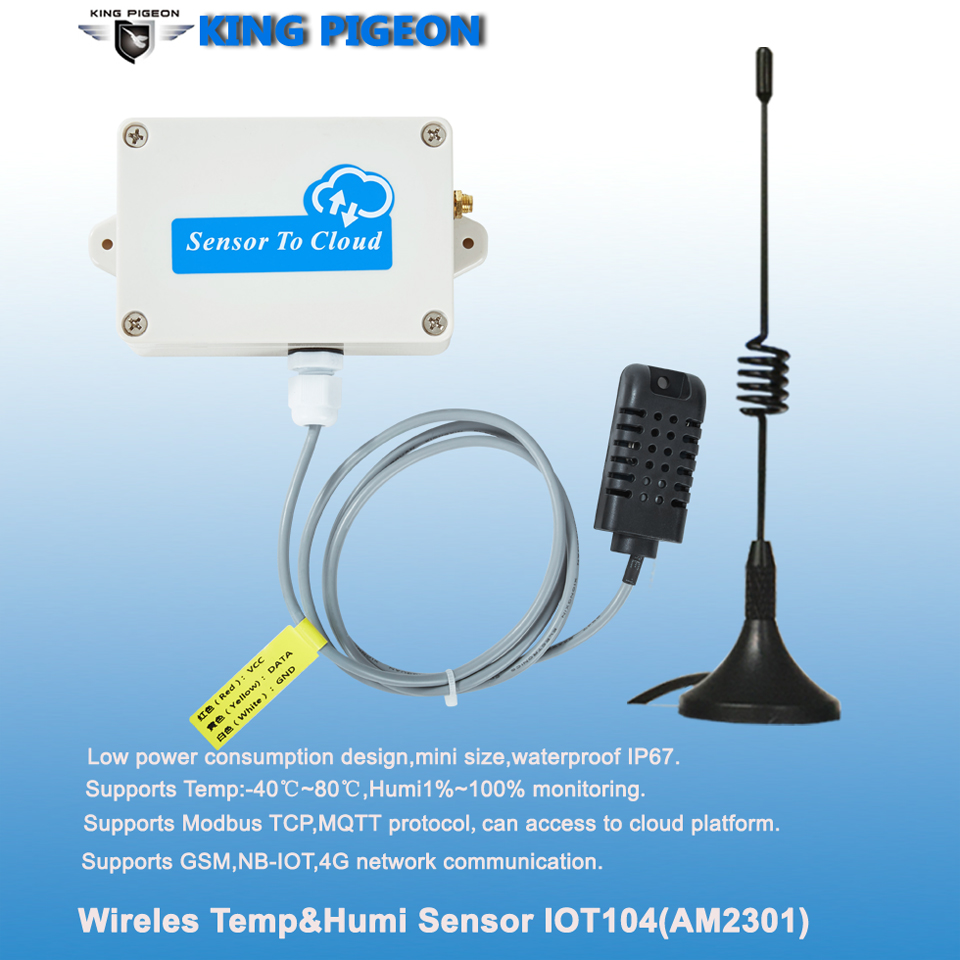 wireless GSM 3G 4G cellular temperature sensor