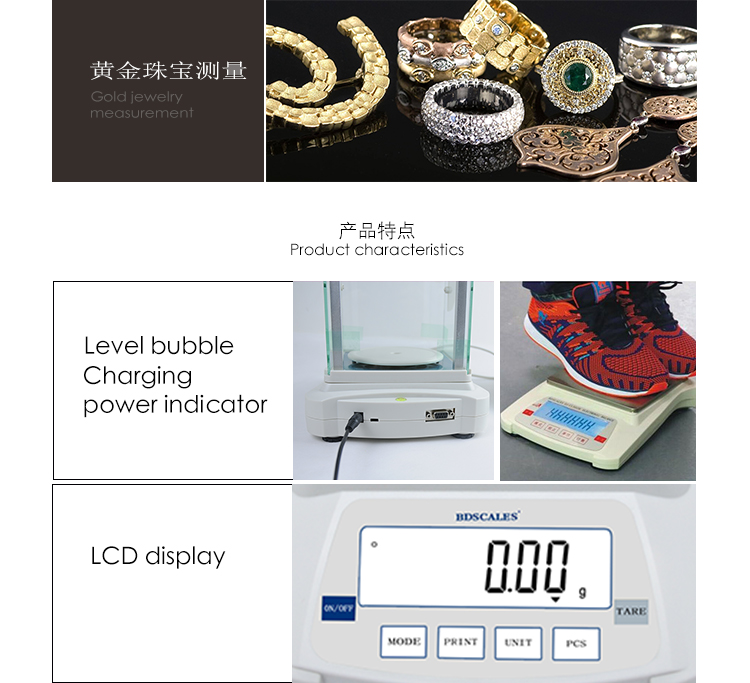 BDSPNA Electronic Balance Jewelry Scale Precision Electronic Scale