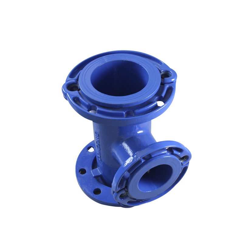 Ductile Iron loose flange tee ISO2531