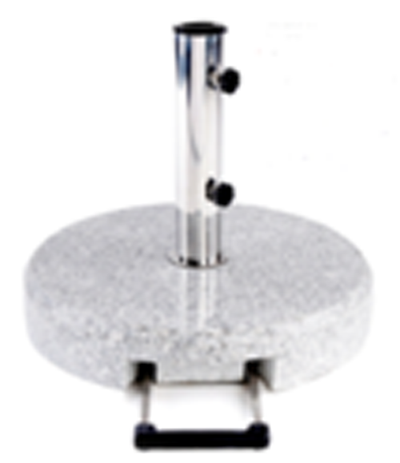 High Quality Gray Solid 55KG Granite Stone Outdoor Patio Umbrella Parasol Base55GR63A