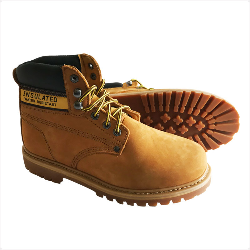 GENUINE LEATHER WORKING SAFETY BOOTS SHOES