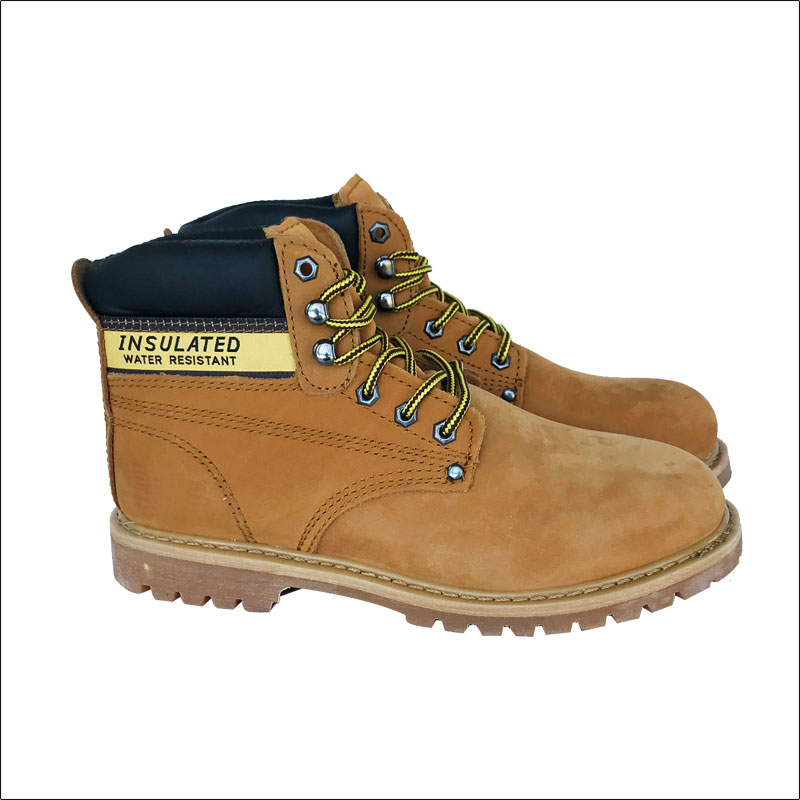 GENUINE LEATHER WORKING SAFETY BOOTS SHOES