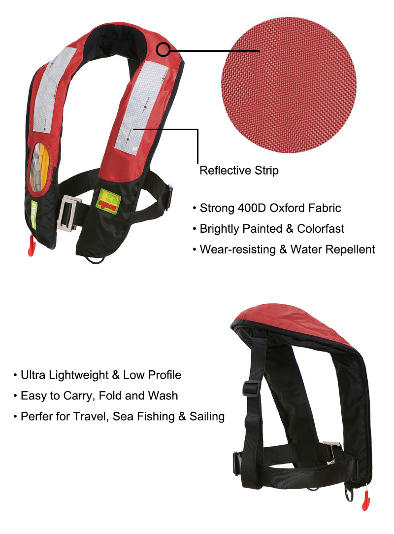 Eyson Wholesale Custom 150N Inflatable Life Vest Adult
