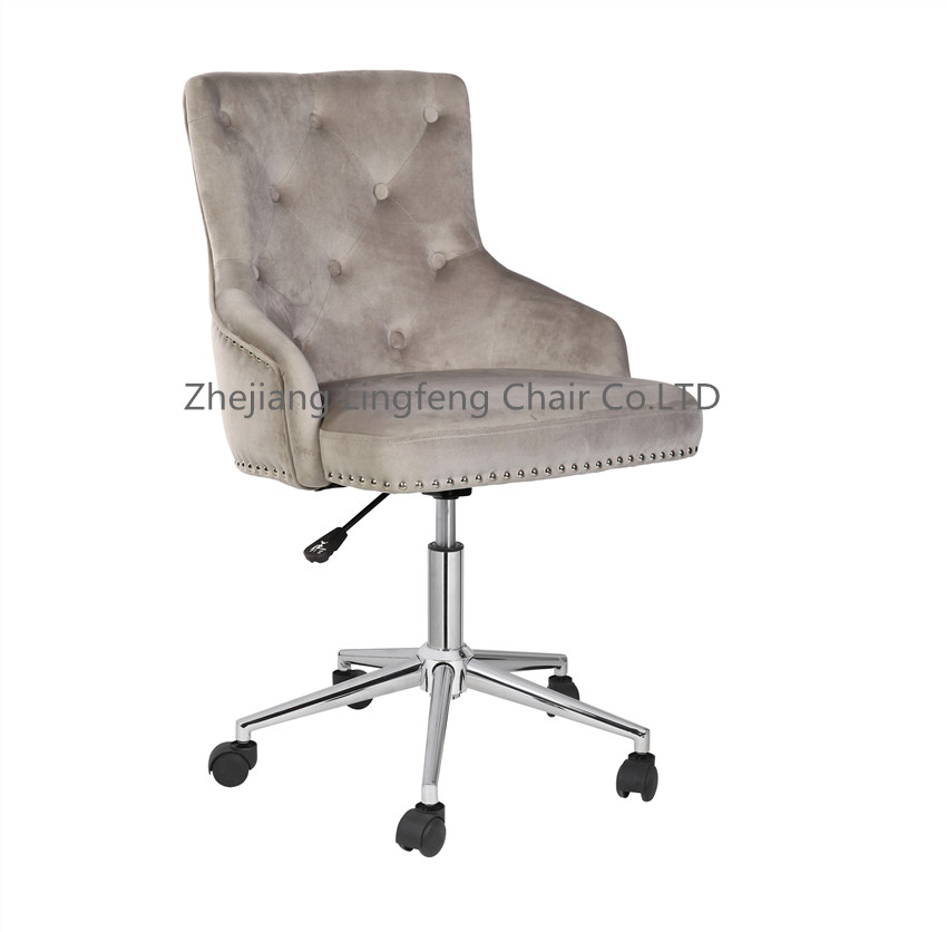 Modern living room furniture Velvet Upholstered Gold Legs leisure arm lounge chair living room chair