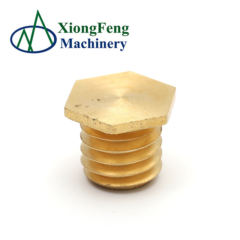 high tensile bolts Fittings brass plug screw nut with external thread Zinc YellowChromate Plated galvanized