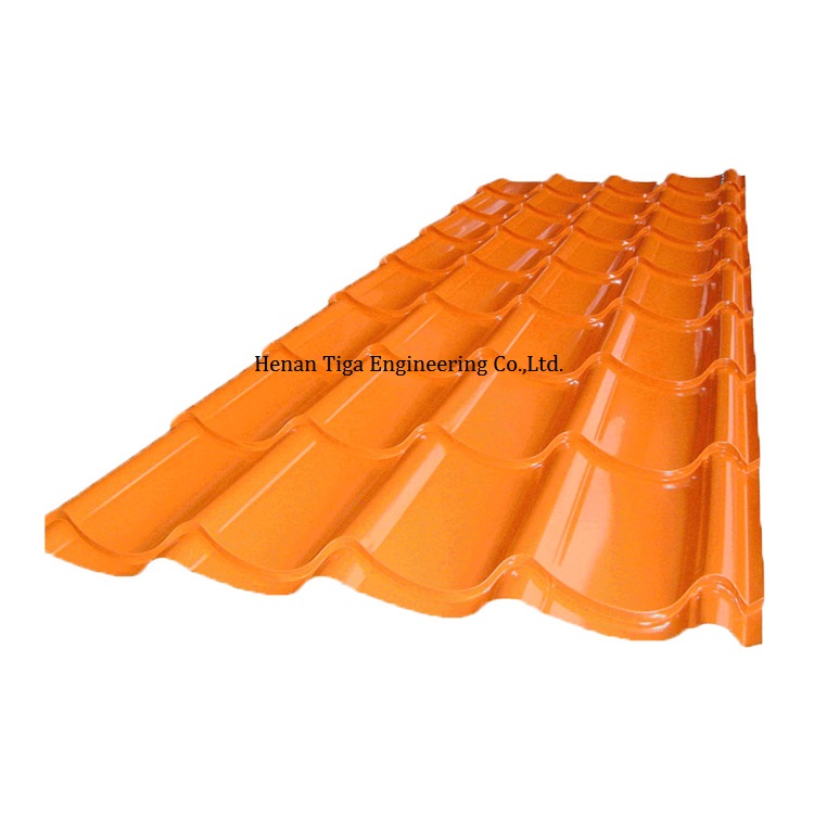 glazed prepainted metal roof sheet