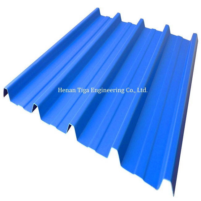 box profiled trapezoidal prepainted roofing sheet