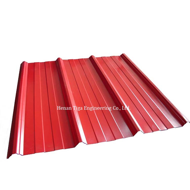 box profiled trapezoidal prepainted galvalume roofing sheet