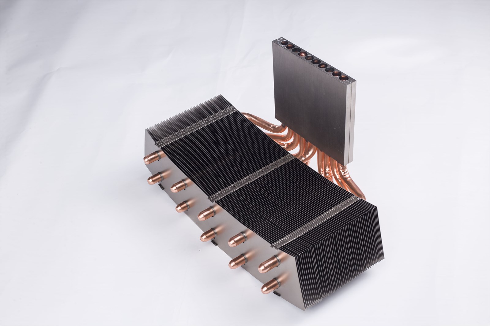 high power zipper fin heat sink
