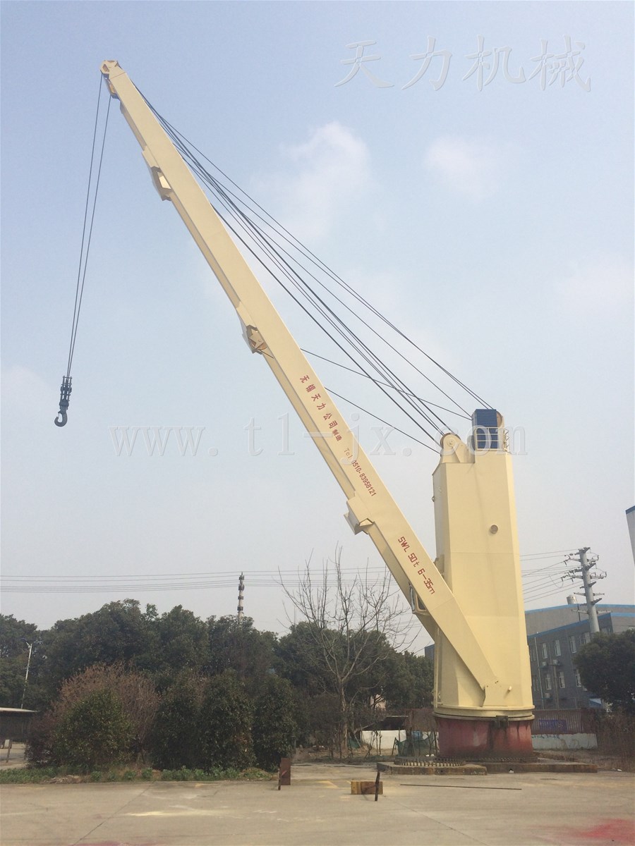 Marine deck crane and Ocean Platform Hangs