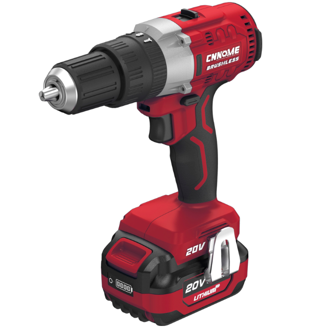 Heavy Duty Cordless 20V Lithium Battery Brushless Impact Drill NO95701