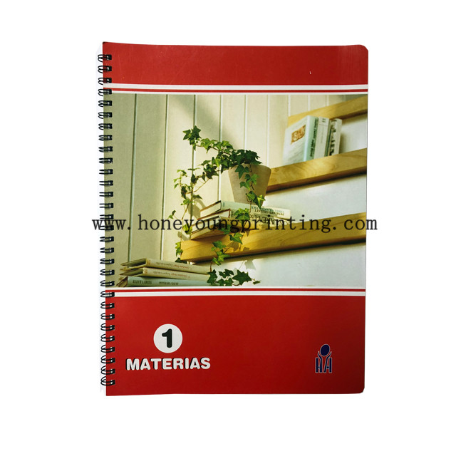 Double spiral notebook 234 subject MATERIAS corner rounding CUADERNO DOUBLE ESPIRAL