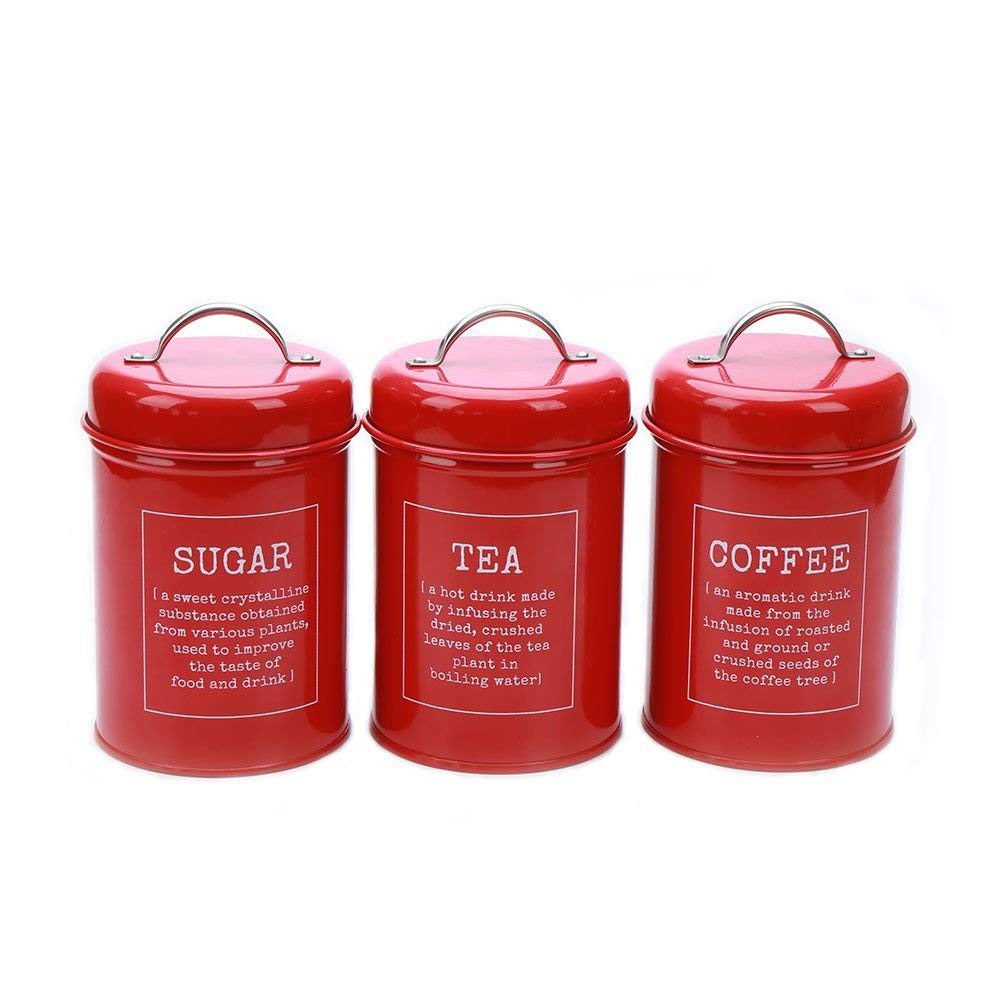3 pieces metal tea coffee sugar canister sets jars tin 3 pieces metal tea coffee sugar canister sets jars tin