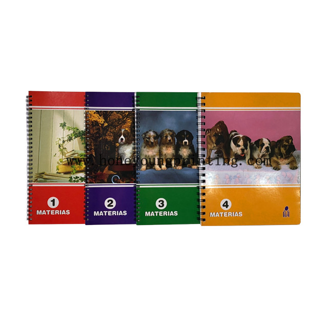 Double spiral notebook 234 subject MATERIAS corner rounding CUADERNO DOUBLE ESPIRAL