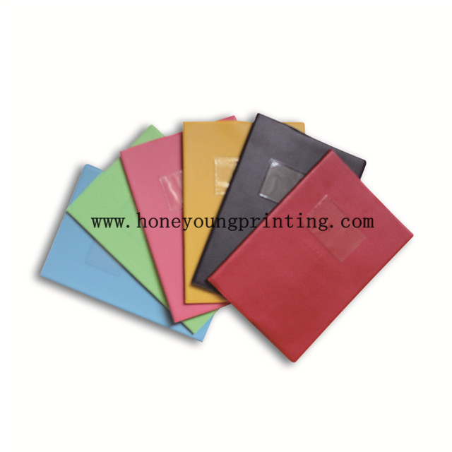 PVC jacket 8mm ruled line staple binding exercise book