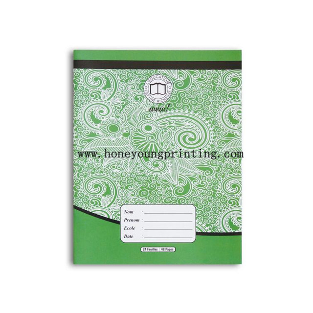 Soft cover 5x5mm square staple binding exercise book 212244896 feuilles with canlenda and multiplication table