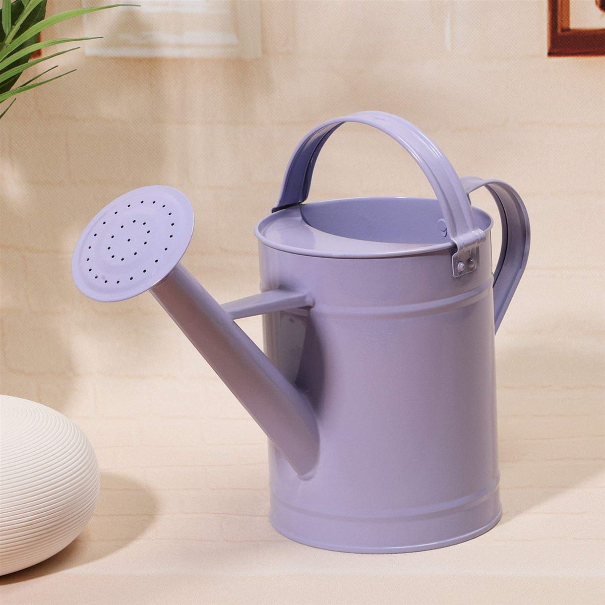 galvanized metal round 15 liter watering can watering pot