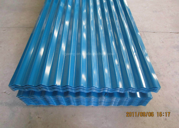 665800900mm Width Corrugated Colorful Steel Roofing SheetsTiles